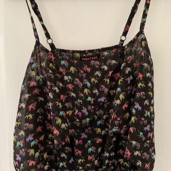 (2/$20) Tiered Elephant Dress - Picture 2 of 3